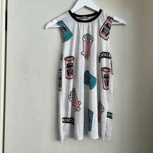 Bershka Pop Art Graphic Tank